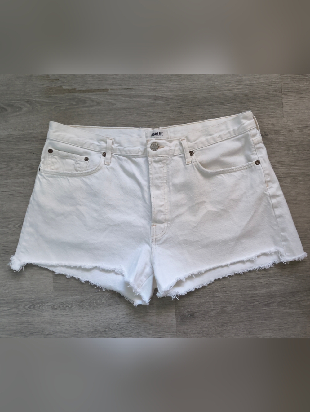 Agolde Parker Long Shorts Size 32 Organic Cotton